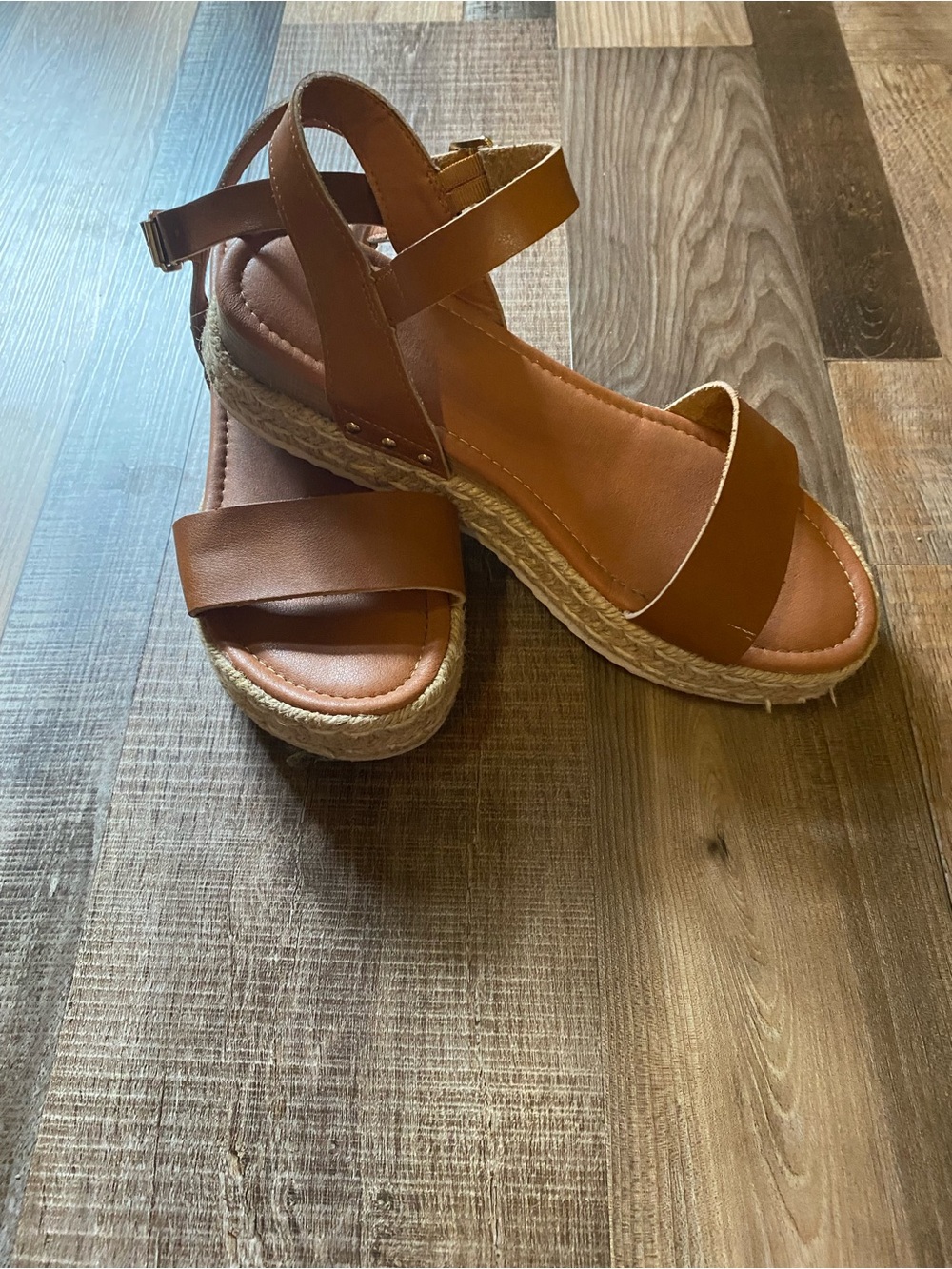 Melissa Brown Espadrille Platform Sandals